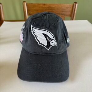New Era Arizona Cardinals Salute to Service 9TWENTY Hat Black Adjustable NFL Cap